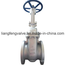 Rising Stem Flange End Gate Valve avec acier au carbone RF